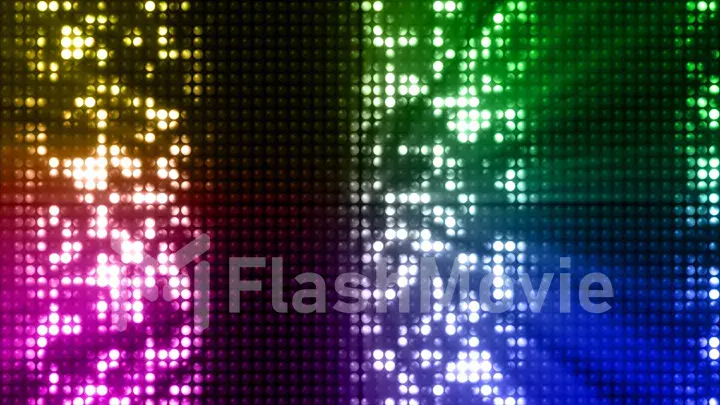 LED flashes of colorful are flashing. More color variations in my portfolio