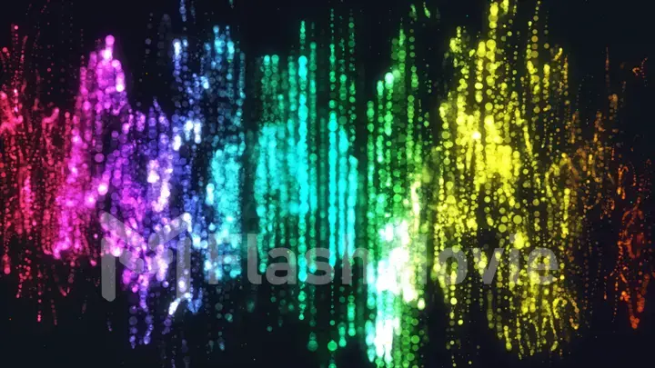 Colorful multi-colored equalizer, waves and abstraction