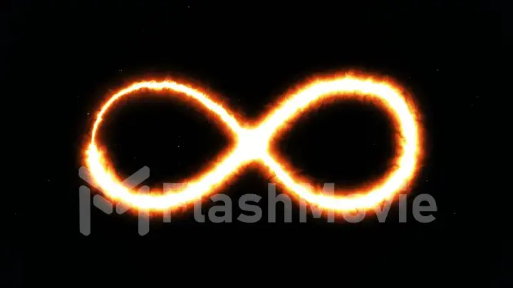 Abstract background with infinity sign. Digital background.