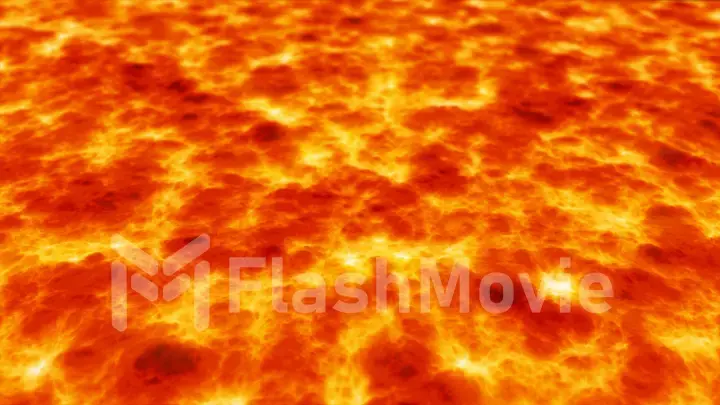 Abstract background of lava flowing, computer generated 3d illustration