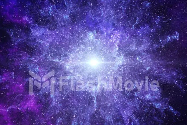 Big Bang in Space, The Birth of the Universe 3d illustration