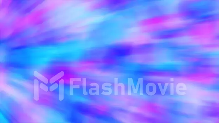 Color neon gradient. Moving abstract blurred background. The colors vary with position. Purple pink blue ultraviolet. Tie Dye Watercolor Background. 3d illustration