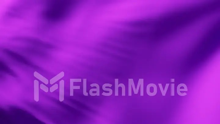 Purple silk wave fabric surface. Abstract soft background. 3d illustration