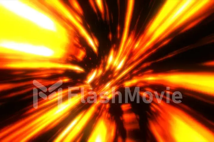 Abstract background: red glowing funnel with the light inside