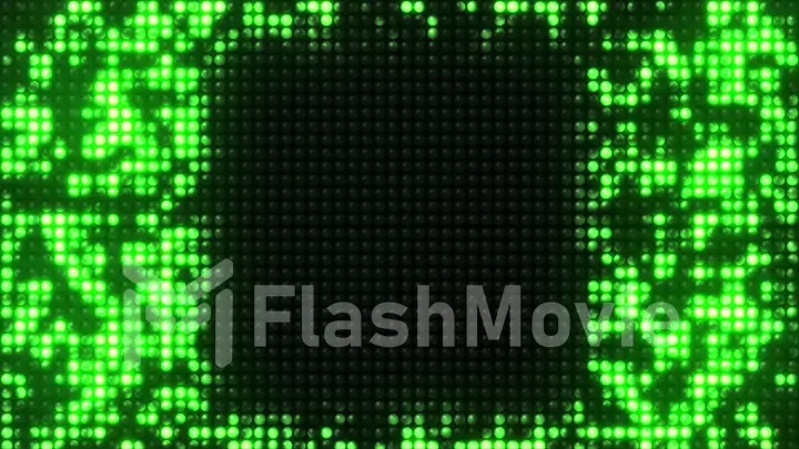 Abstract particles dots beads grid info background,screen moniter,led neon Scanning big data,detect electronics technology high tech information backdrop.