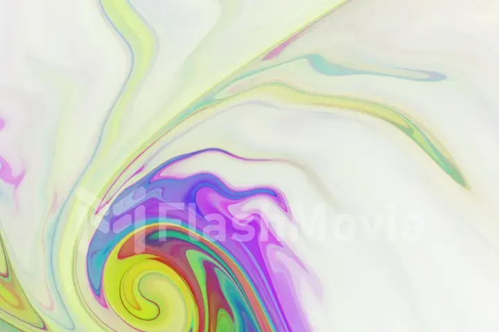 Abstract color moving background close up. Realistic 3d illustration