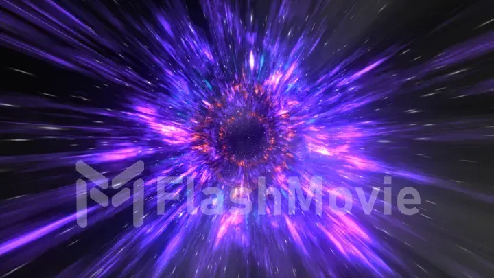 Abstract mysterious heaven background,paradise storm deep rays tunnel,universe soul channel 3d illustration