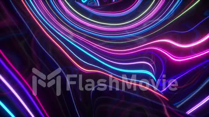 Abstract topographic background