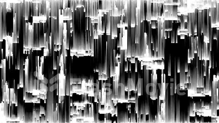 Abstract seamless loop animation of pixel sorting pattern glitch effect. Use in music video, transitions, broadcast, podcast, LED screens, audiovisual performance, , game design, VJ loops.