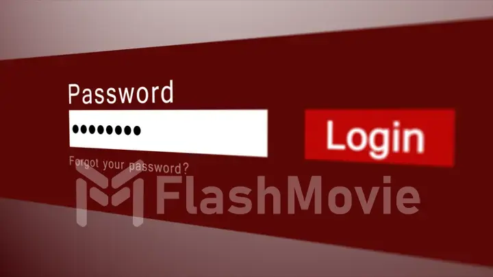 Login or sign in form with username and password fields