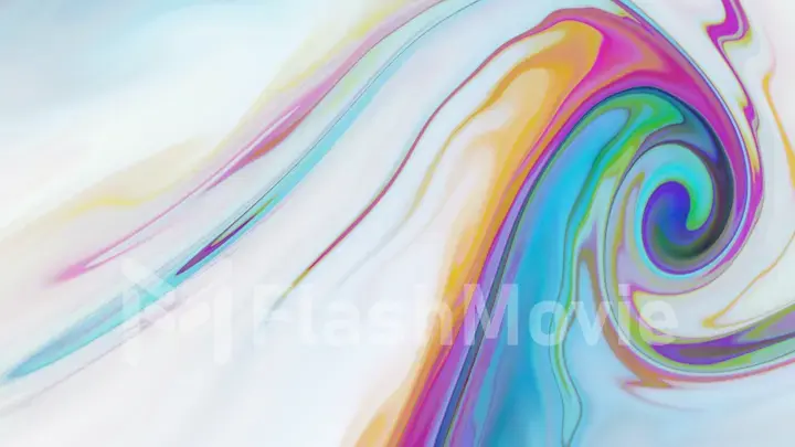 Abstract color moving background close up. Realistic 3d illustration