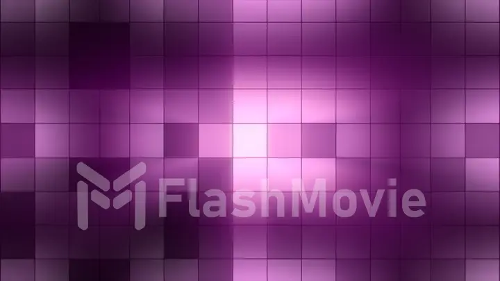 Background light squares blink. Club atmosphere. Shine