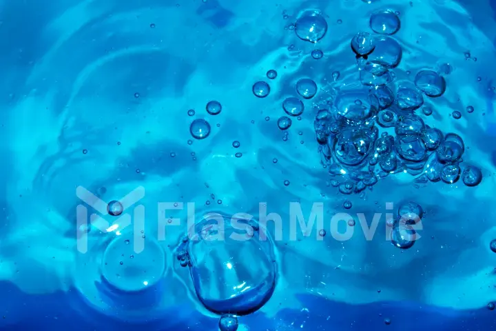 Soap drops, stains, oil, bubbles, abstract