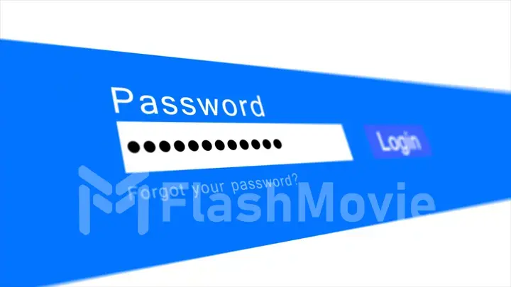 Login or sign in form with username and password fields