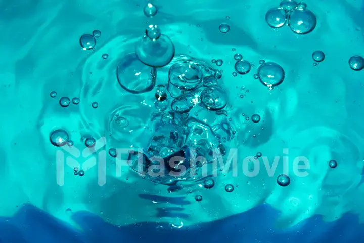 Soap drops, stains, oil, bubbles, abstract