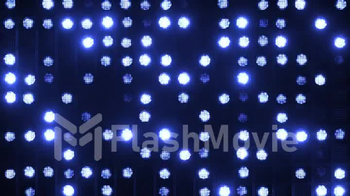 Flashing wall lights