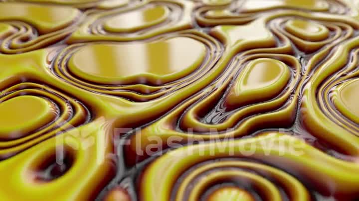Abstract wavy dynamic surface