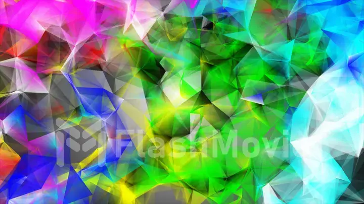 Light Multicolor polygonal illustration, which consist of triangles. Triangular pattern for your business design.