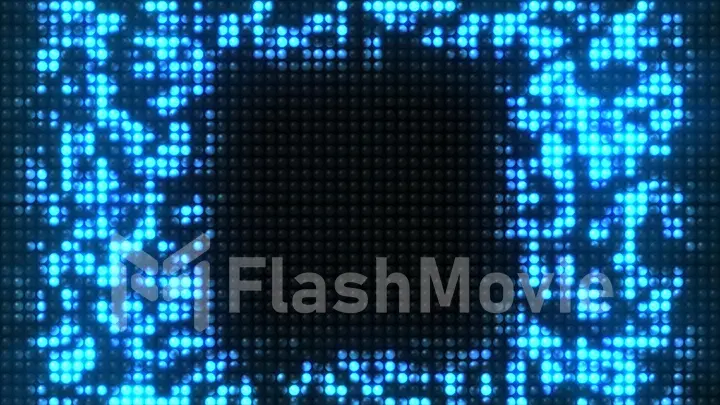 LED flashes of blue are flashing. More color variations in my portfolio copy space