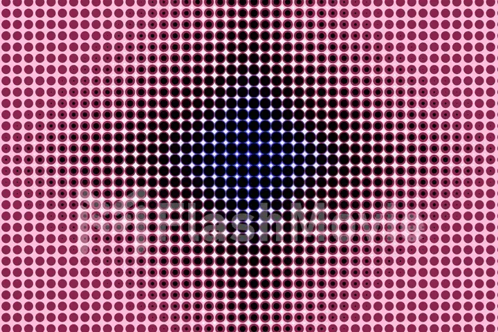 Halftone background. Red blue violet orange creative illustration with copy space