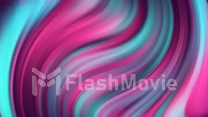 Twisted gradient background. 3d illustration of rows and rows of colorful stripes rippling. Colorful wave gradient. Future geometric patterns motion background.