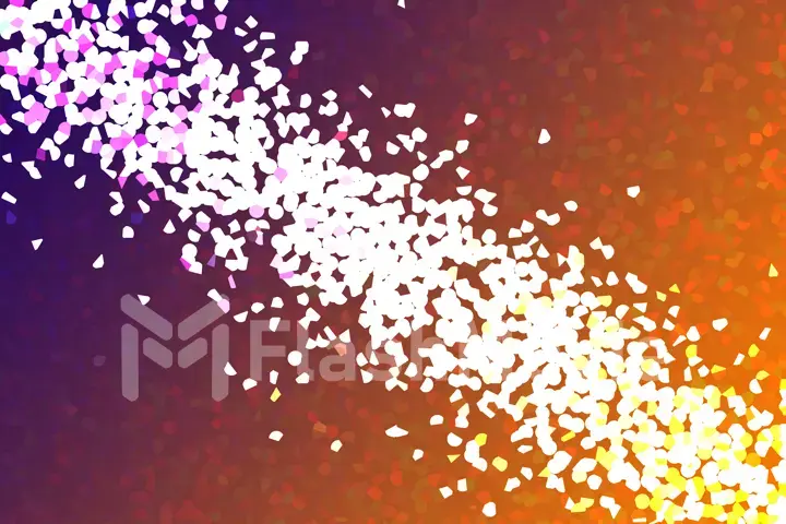 Abstract colorful halftone dots diagonal illustration with copy space