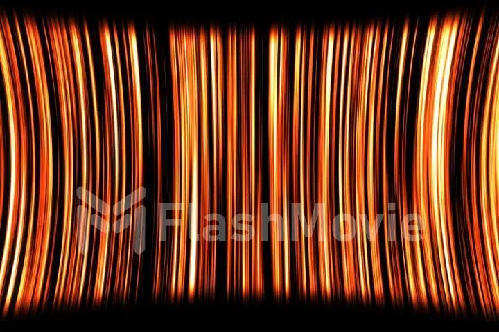 Abstract motion background with orange stripes