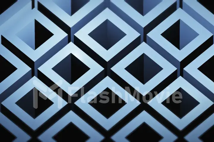 abstract image of cubes background in blue toned