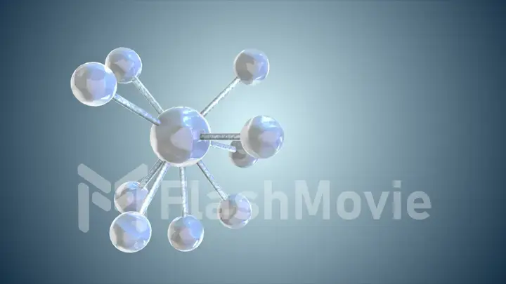 Molecules background illustration