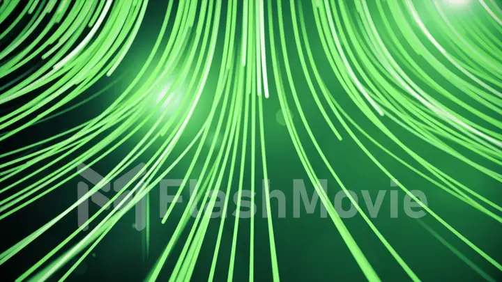 Abstract background with animation moving of lines for fiber optic network 3d illustration.See more color options in my portfolio