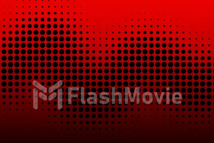 halftone dots. Red dots on black background. with copy space