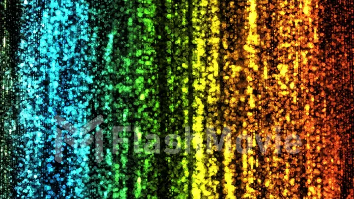 Colorful multi-colored equalizer, waves and abstraction