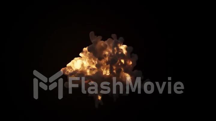 Ultra realistic explosion