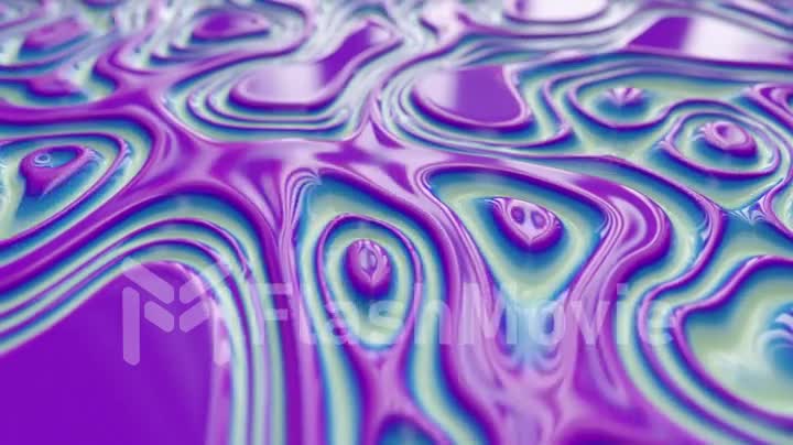Abstract wavy dynamic surface