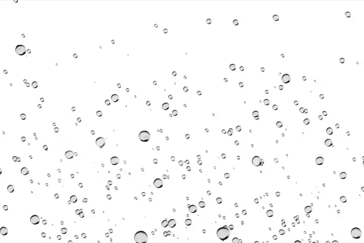 Water drops on the glass - abstract background 3d illustration
