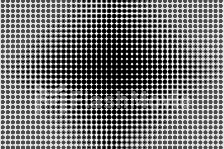 Abstract black and white halftone copy space