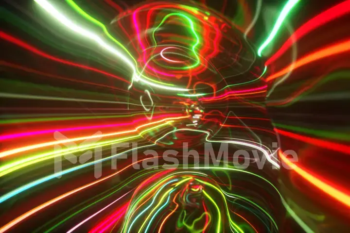 Abstract colorful background of topographic map concept. Wavy backdrop. Space surface. magic neon light curved swirl line. Modern light spectrum 3d illustration