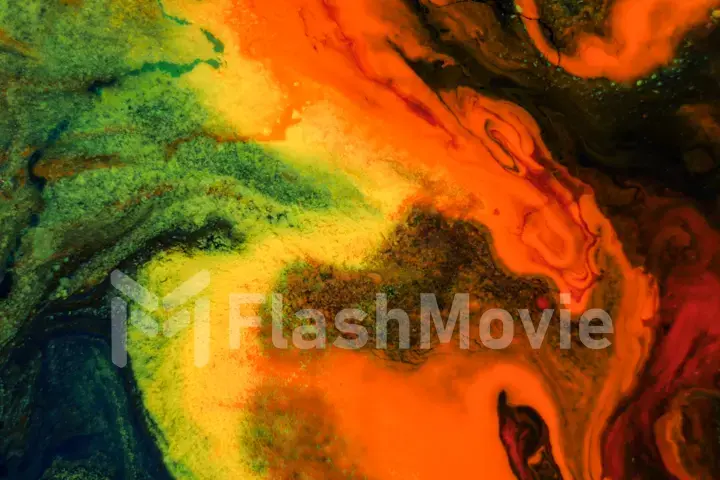 Colorful paint background in concept Fantasy luxury texture. Colors dropped into liquid and photographed while in motion. abstract composition.