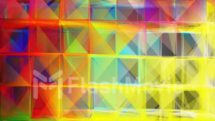 Light Multicolor polygonal illustration, which consist of triangles. Triangular pattern for your business design.