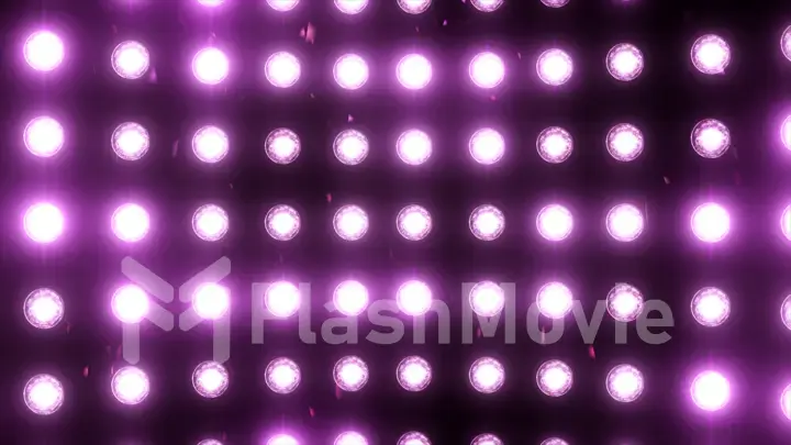 Bright flood lights background with particles and glow.