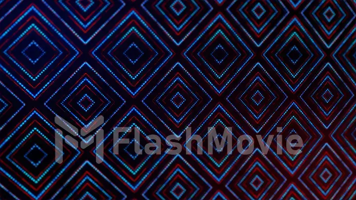 Abstract background of red and blue dots illustration