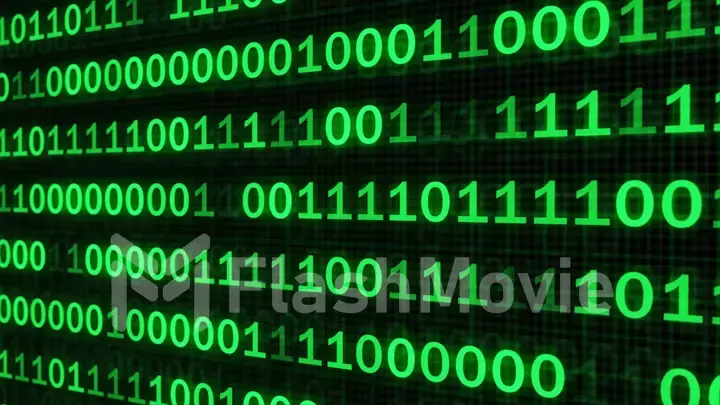 The green code made programming dark background