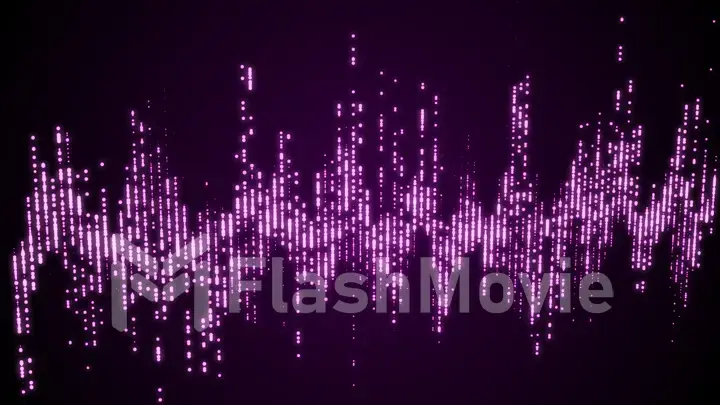 Sound waves colorful light audio signal design.