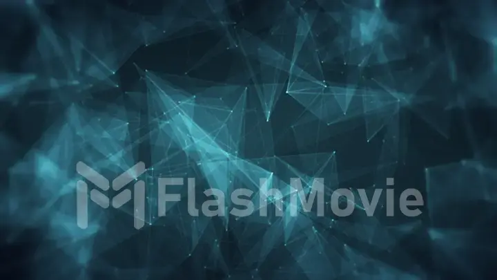 Abstract CGI motion graphics background 3d illustration