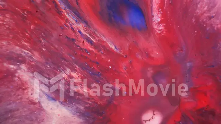 Multicolored oil inks mixed in an abstract pattern. Acrylic fill