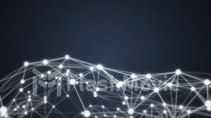 Futuristic shape. Computer generated abstract background
