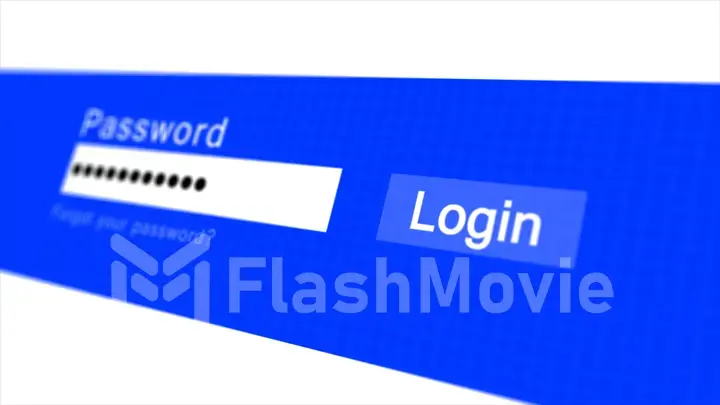 Login or sign in form with username and password fields