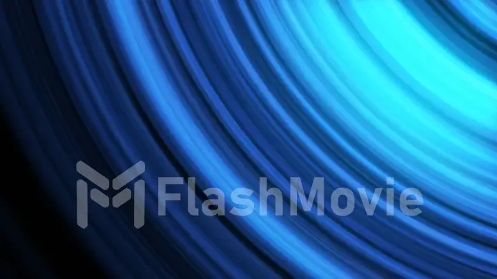 Abstract 3d illustration background of glowing lines isolated on black background