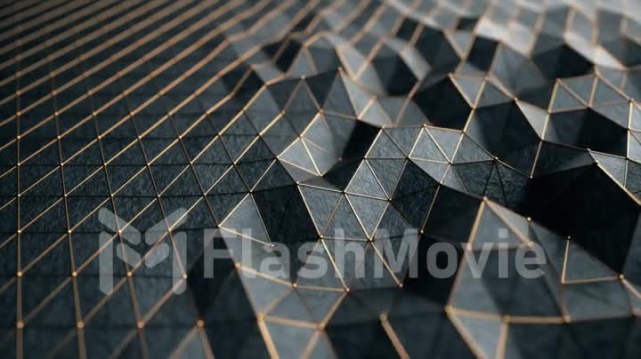 Polygonal Black surface