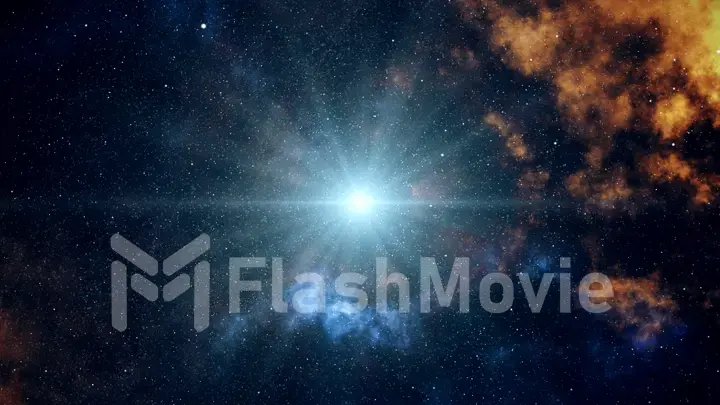 Big Bang in Space, The Birth of the Universe 3d illustration